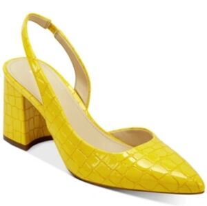 Mar Fisher Cayleen Slingback Yellow Pumps